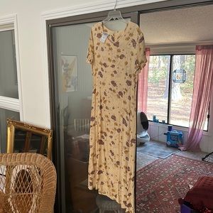 Laura Ashley Neutral T-Shirt Dress